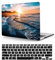 Custodia Rigida Compatibile con Nuovo Macbook Air 13 pollici 2020 2019 2018 con display Retina e Touch ID A1932 A2179 A2337 M1, Caso Duro Protettivo in Plastica & Copritastiera, Spiaggia