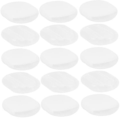 EXCEART 40st Klipsohrringe Selber Machen Ohrringe Stützpolster Klare Ohrringe Ohrringkissen Mit Scharnier Ohrclip Pad Clip Auf Der Rückseite Der Ohrringe Ohrclip-kissen Matte Kind Oval