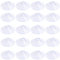 Pawfly 20 Stück klare Saugnäpfe 3 cm PVC Plastiksauger ohne Haken für Heimdekoration und Organisation