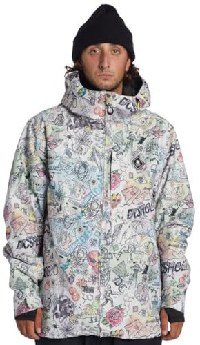 DC Shoes Men's Basis Print Jacket, Vision Quest, M