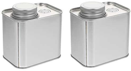 CAXUSD 2piezas Tanque De Almacenamiento De Granos De Café Organizador De Estación Encimera Bote De Bote De Hojalata Para Almacenar Café Granel Cocina
