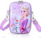 Umhängetasche Kinder Mädchen Els Tasche- Eiskönigin Kinderhandtasche Frozen Schultertasche Prinzessin Handtasche Kindertasche mit Verstellbarem Gurt zum Ausgehen oder Reisen, Geschenke Mädchen Girls