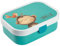 wolga-kreativ Personalisierte Campus Mepal Brotdose Kinder für Mädchen Jungen Affe, Lunchbox mit Fächer Unterteilungen, Geschenk Einschulung Schule und Kindergarten