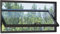 PFCDZDU Finestra Casa, Rettangolo Sostituzione Metallo Fascia Scorrevole Finestre Bagno Cucina, Montaggio A Incasso Vetro Temperato Girevole Finestre con Maniglie(Black-C,39.4x15.8IN/100x40cm)