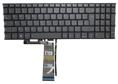 Tastiera per Laptop Lenovo Ideapad Slim 3 15IRU8 82X7 Italia IT con retroilluminazione Grigio Nuovo