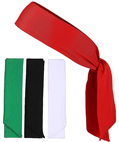 Milisten 4stücke Teiliges Sport Stirnbänder Für Männer Und Frauen Rutschfestes Feuchtigkeitsableitendes Polyester Elastisch Leicht Und Atmungsaktiv Geeignet Für Tennis Basketball Radfahren