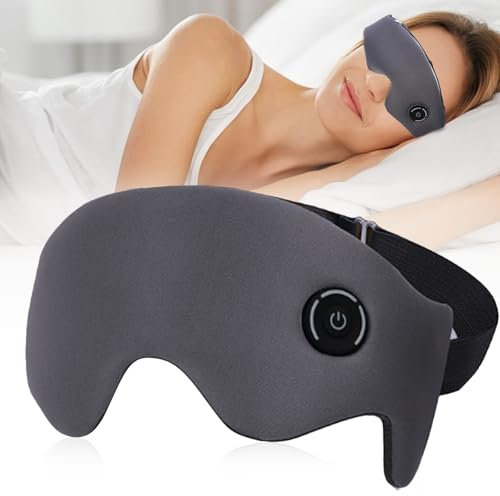 Heated Eye Mask, Warm Eye Compress, 3 Heat Levels, Detachable Design and Washable, Rechargeable Sleep Mask for Blepharitis Puffy Eyes, Styes Eye, MGD and Dry Eye Syndrome, Present for Friends, Travel