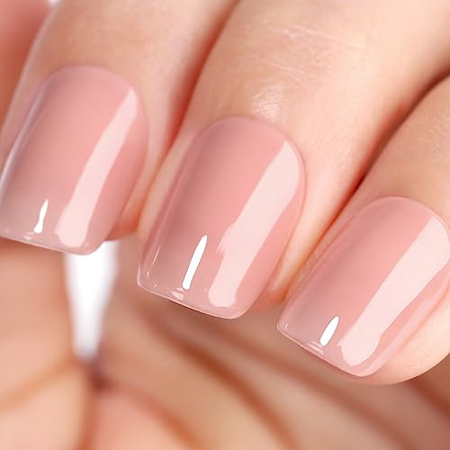 Ozzeal Jelly Gel Nail Polish, 15ML Milk Tea Jelly Nail Polish Gel Translucent Sheer Spring Summer Nail Gel Polish Soak off UV LED Light for Nail Art DIY Manicure