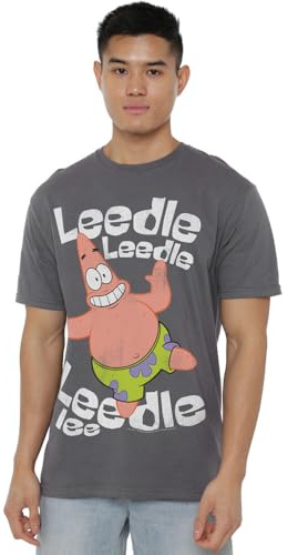 Spongebob Singing Patrick Unisex T Shirt, Charcoal, Medium