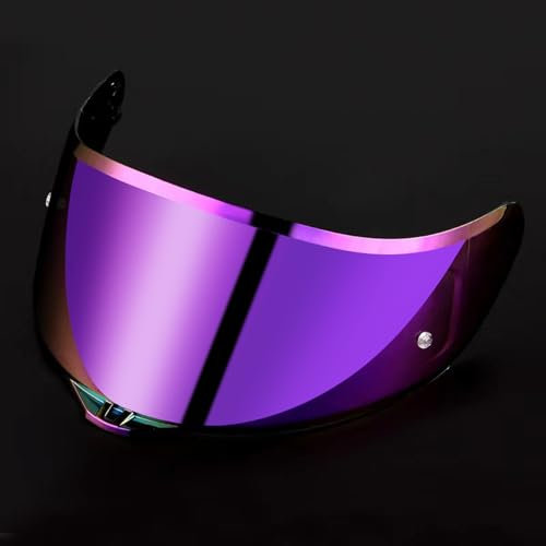 XYJTC Lente per Casco da Moto, K1 K5 K3SV Visiera for Casco da Moto Integrale Protezione UV (Viola)