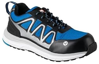 Bullstar Sicherheitsschuh SPRINTX S1P (Farbe kornblau/schwarz, Größe 39, Weite 12, Unisex, mit Fiberglas-Zehenschutzkappe, rutschhemmend, besonders leicht, Arbeitsschuhe, Schutzschuhe) 2663-0-1801-39