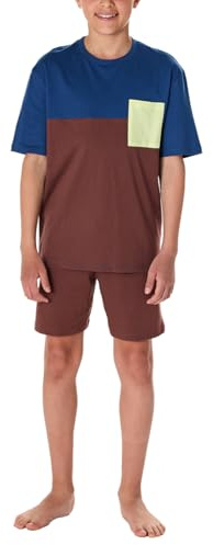 Schiesser Jungen Schlafanzug Set kurz - 100% Organic Bio Baumwolle - Größe 140 bis 176
