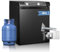 Techomey Gas Fridge 40L, 3 Way Fridge Camping for Camper Van 12V 240V LPG with Gas Flue Kit for Ventilation for Caravan, Motorhome, Truck, Car, Quiet, Black