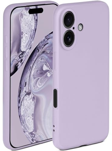 ONEFLOW Soft Case für iPhone 17 Hülle aus Silikon mit Kameraschutz, Silikonhülle mit erhöhtem Schutz fürs Display, Backcover Schutzhülle, weiche Handyhülle, Flieder