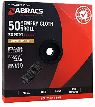 Connect 32150 Abracs Emery Roll 50mm x 50m x P120 1pc