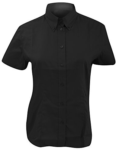 Kustom Kit Ladies Corporate Oxford Shirt KK109 Black 10