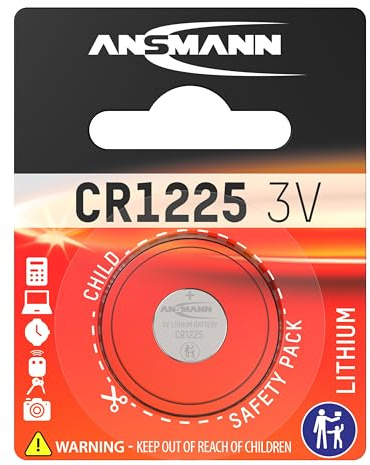 ANSMANN 1516-0008 Knofpzelle Batterie Lithium CR 1225 - 3V