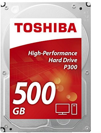 Toshiba P300 - Disco rigido interno da 500 GB, SATA, 8,9 cm, colore: Nero