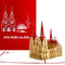 Pop Up Karte „Kölner Dom - Liebe Grüße aus Köln Grußkarte mit 3D Modell Kölner Dom - Souvenir, Geschenk, Einladung & Gutschein zur Städtereise