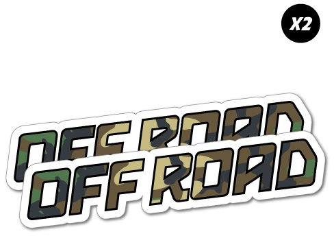 2X Off Road - Adhesivo decorativo para 4 x 4 WD Funny Ute