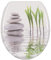 WOLTU WC Sitz mit Absenkautomatik,Toilettensitz Motiv, Toilettendeckel aus Duroplast, Stable Klodeckel Hochwertige Qualität Toilettenbrille,Antibakteriell Oval,Tulip