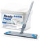 CleaningBox® Feuchte 5-in-1 ReadyMops Reinigungsmopps Bodenwischtücher mit Allzweckreiniger (ohne Wischer), Spenderbox mit 20x Wischmopp Größe 42x13cm, Duft Sommerfrische - Sofort Einsetzbar