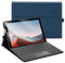 Omnpak Custodia per Microsoft Surface Pro 7+ / Pro 7 / Pro 6 / Pro 5 / Pro 4 (12,3 Pollice Surface Cover), Case con Porta Penna, Compatibile con Type Cover Keyboard, Blu