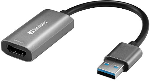 Sandberg Adapter USB (ST) > HDMI (BU) Konverter 4K Grau 134-19