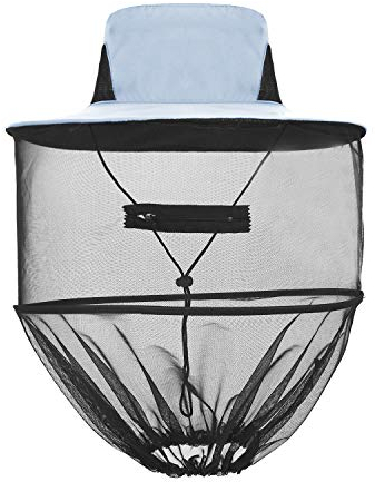 Imkerhut mit Schleier Mückennetz Cowboyhut Moskito Kopfnetz Hut Faltbar Angler Netz Hut Fischerhut Sonnenhut Gartenhut Imker Zubehör Imkerkleidung