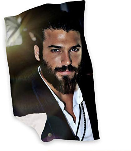 nessuna marca Can Yaman Plaid coperta in pile 6 varie misure personaggi collezione idea regalo coperta invernale decorazioni casa divano letto daydreamer le ali del sogno bitter sweet (100_x_175_cm)