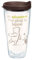 Tervis Disney-Winnie l'ourson Group Gobelet isotherme à double paroi, fabriqué aux États-Unis, 710 ml, transparent