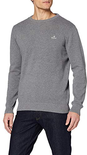 Gant Herren Classic Cotton C-Neck Pullover (1er Pack)