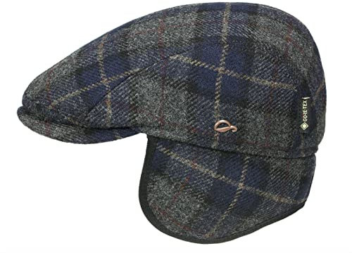 Gottmann Jackson-K-G Flatcap aus Wolle mit Ohrenklappen - Marine-Dunkelgrau (12) - 56 cm