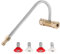 FIXFANS Pressure Washer Gutter Cleaner Attachment, 4000 PSI, Gutter Cleaning for Power Washer with 4 Nozzles, 1/4 Inch Quick Connect