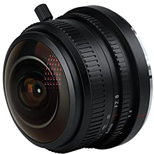 7artisans 4mm F2.8 Fisheye Camera Lens Ultra Wide Angle Manual Focus Prime for MFT M43 Mount Mirrorless Cameras