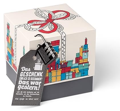 SURPRISA Geschenkbox, Rätselbox Geldgeschenke Verpackung, Geburtstagsgeschenk für Frauen, Geschenkrätsel