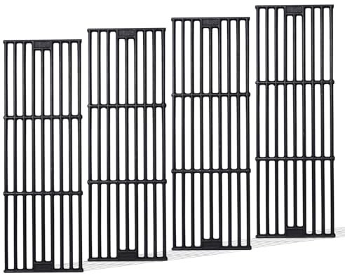 FlameDuty Grillroste Ersatzteile für Chargriller Gasgrill 2121,2123, 2222, 2828, 3001, 3030, 3725, 4000, 5050, 5252, 5650,9020, King Griller 3008, 5252,19 3/10.2 cm x 6 3 Je 10,2 cm, 4 Stück
