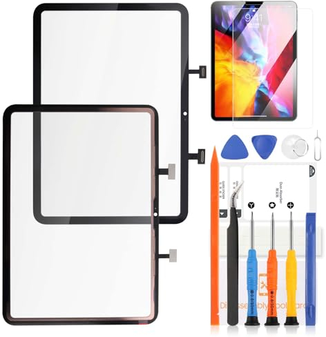 LADYSON Touch Screen per iPad 10 2022 Gen 10.9 inch A2757 A2777 Schermo LCD per iPad 10th 2022 Touch Screen Digitizer Sostituzione Kit de Riparazione con Strumenti(Nero,Non LCD Display)