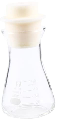 FUNOMOCYA 1pc Beakers and Laboratory Conical 1000ml Beaker Lab Jars Bunsen Burner Lab Glassware Glass Beaker Erlenmeyer Beaker Chemistry Measuring Glass Flask Glass Suit Student Use Triangle