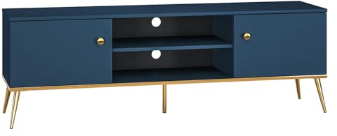 Feldmann Preiswert Wohnen Lowboard Marine TV-Unterschrank 160x40x54cm 2-TRG