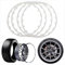 Rim Protector Guard für Volksw𝐚gen Jetta 6 Facelift 2010-2019,Schützen Sie die Stahlfelge vor Kratzern,widerstehen Sie Korrosion, verlängern Sie die Lebensdauer der Stahlfelge,4Stück