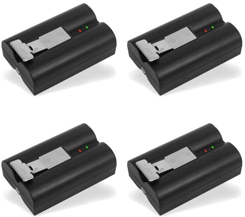 Ohewiiuk 4X Türklingel Ring Pack, 3,65 V 6040 MAh Li-Ion für SM002 Cam Kompatibler 8AB1S7-0EN0 Ring