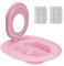 Katzen Toiletten Trainer Katzen Wc-Sitz Toiletten Training System Wiederverwendbares Katzentoilette Katzenklo Toilettensitz Mit 2 Stück Saugnapf Für Jeder Katze, Jedem, Jeder Rasse, Größe