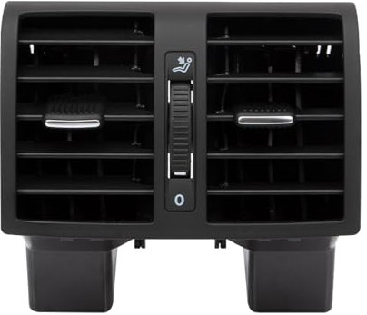 Anlseiod Lüftungsgitter für VW Touran 2003-2015 Caddy 2004-2015 Hinten Mitte Konsole Luftdüse Lüftungsdüse Lüftungsauslass zubehör 1TD819203A