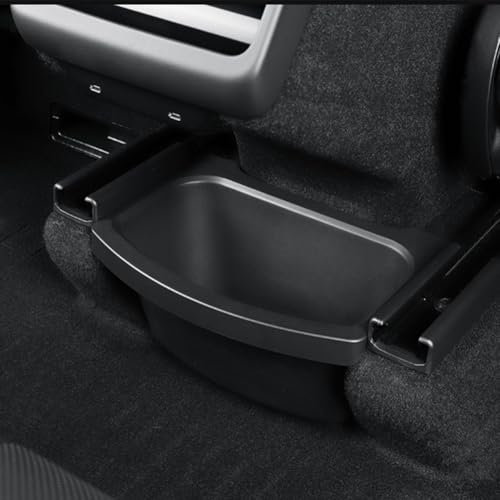 Rear Center Console Floor Storage Box, Resistant To Abrasion And Water Storage Box, Rear Seat Trash Can, For Tesla For Model Y For Juniper 2025