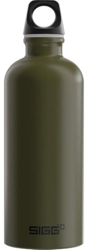 Sigg - Alu Trinkflasche - Traveller - Made in Switzerland - Climatpartner Zertifiziert - Kohlensäure geeignet - Auslaufsicher - Federleicht - BPA-frei - Outdoor - 600ML / 1L / 1.5L