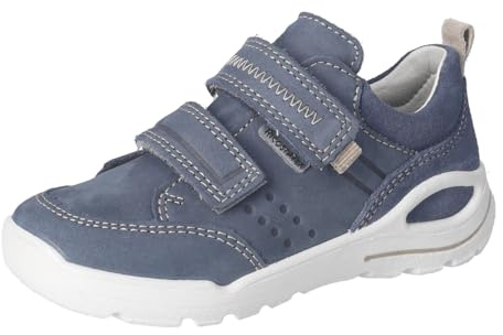 RICOSTA Jungen Kletthalbschuhe June, Kinder Halbschuhe, Weite: Weit, lose Einlage, RicostaTEX, Klettschuhe, Sneaker, Klettverschluss, Reef (140), 29 EU