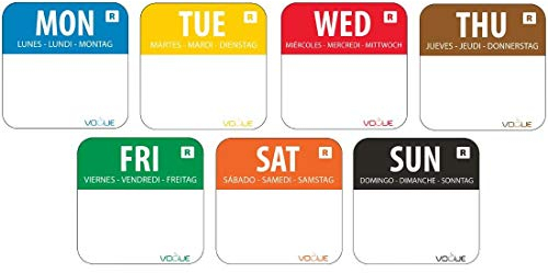 Vogue S151 Tag der Woche Etiketten Set