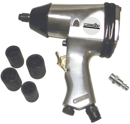 Mecafer 150157 CC12 Clé à chocs 1/2 + Douilles 15-17-19-21