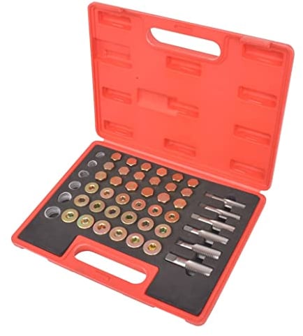 vidaXL Reparaturset für Ölablassschraube Reparatur Ölwanne Gewinde M13-M22